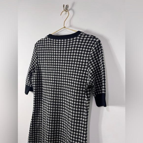 Love Moschino Red Heart Buttons Vichy Print Short Sleeve Dress - Picture 10 of 11